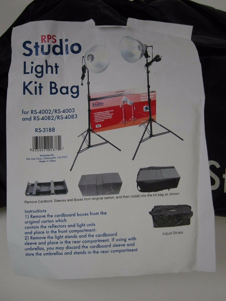 RPS Studio Light & Stand Kit Bag for RS-4002/RS-4003/RS-4082/RS-4083 Bags and Cases Generic RS3188