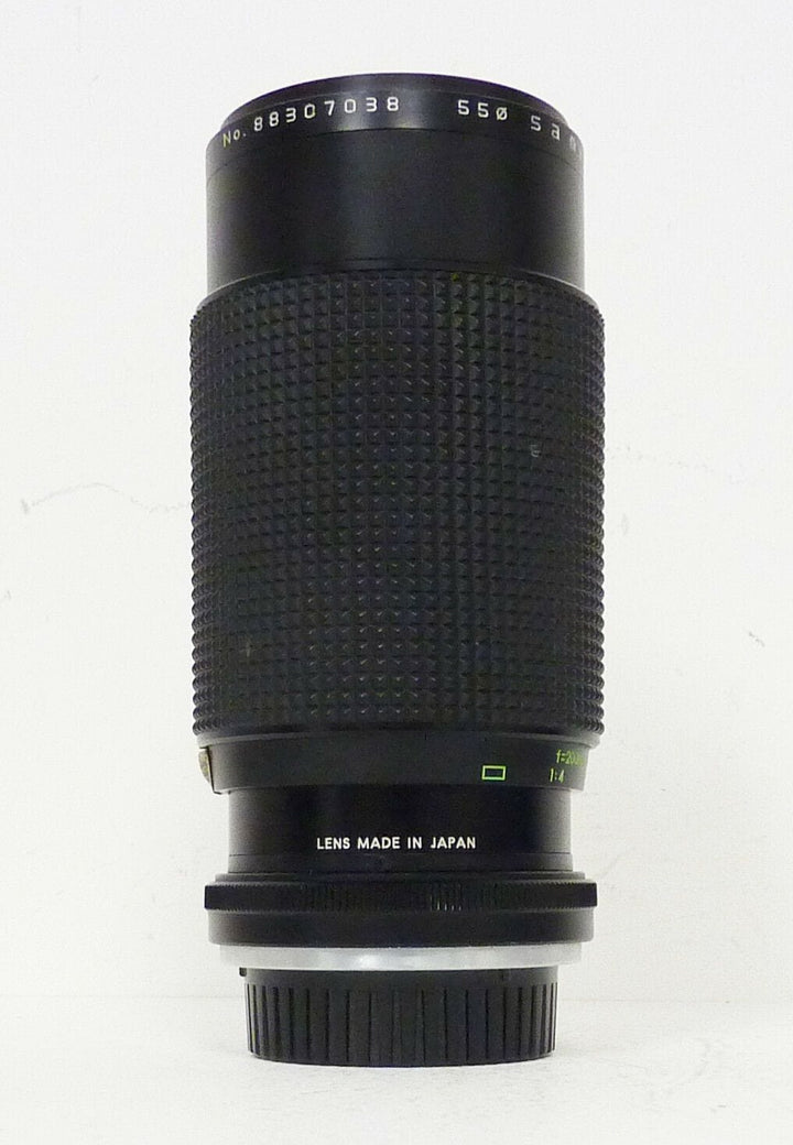 Samigon MC Auto Zoom 80-200mm F4.5 MD Mount Lenses - Small Format - Minolta MD and MC Mount Lenses Samigon 88307038