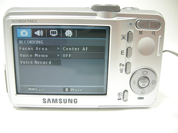 Samsung BL1050 10.2mp Digital camera (Silver) Digital Cameras - Digital Point and Shoot Cameras Samsung 30QA16768