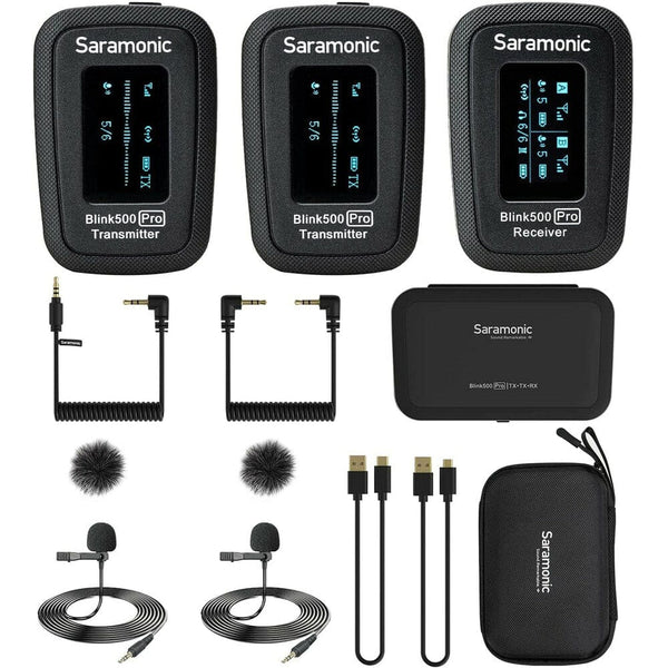 Saramonic Blink 500 Pro B2 Wireless Clip-On Mic System 2 Person Audio Equipment Saramonic BLINK500PROB2