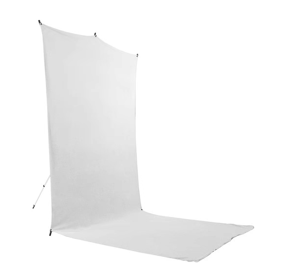 Savage 5x12ft Extended White Backdrop Travel Kit with Stand Backdrops and Stands Savage BT01512-KIT