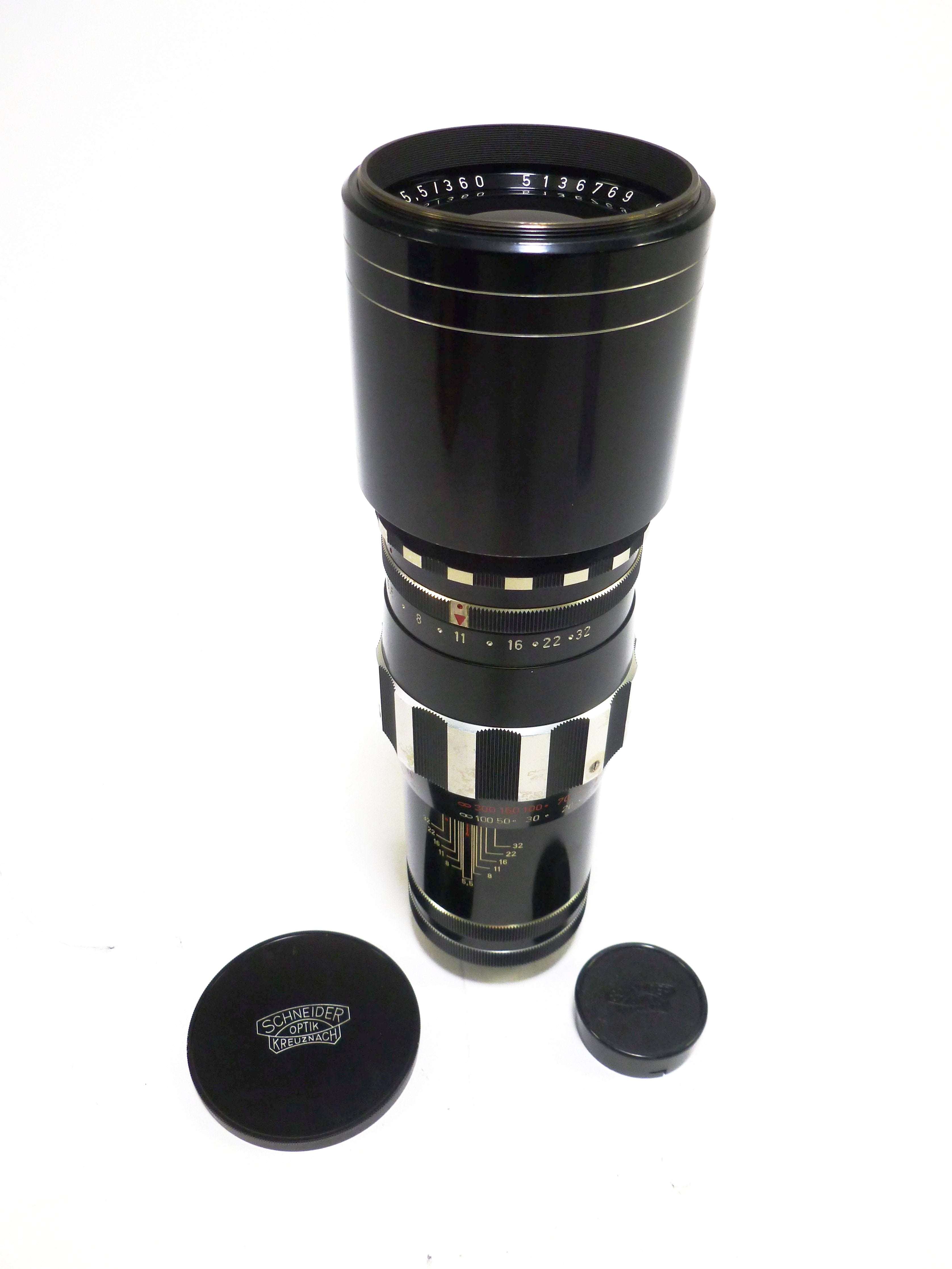 Schneider-Kreuznach Tele-Xenar 360mm f/5.5 Lens for Exakta Mount 