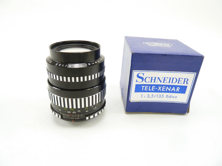 Schneider Tele-Xenar 135MM F3.5 Edixa Lens for M-42 or Pentax Screw Mount Lenses - Small Format - M42 Screw Mount Lenses Schneider 11082284