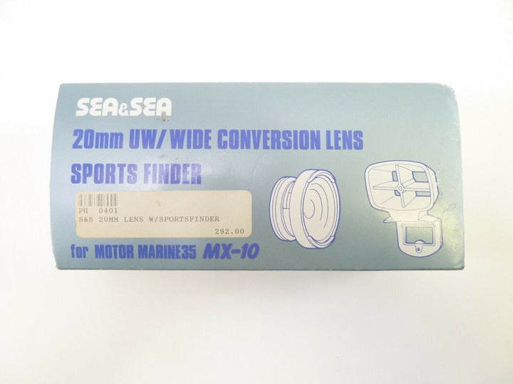 Sea&Sea 20mm UW/Wide Conversion Lens with Sports Finder for Motor Marine35 MX-10 Underwater Equipment Sea and Sea PH0401