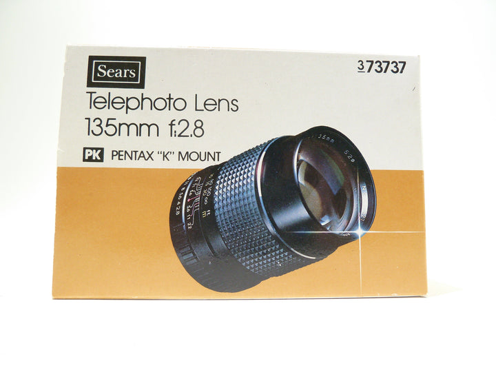 Sears 135mm f/2.8 PK mount Telephoto Lens Lenses - Small Format - K Mount Lenses (Ricoh, Pentax, Chinon etc.) Sears 840243386