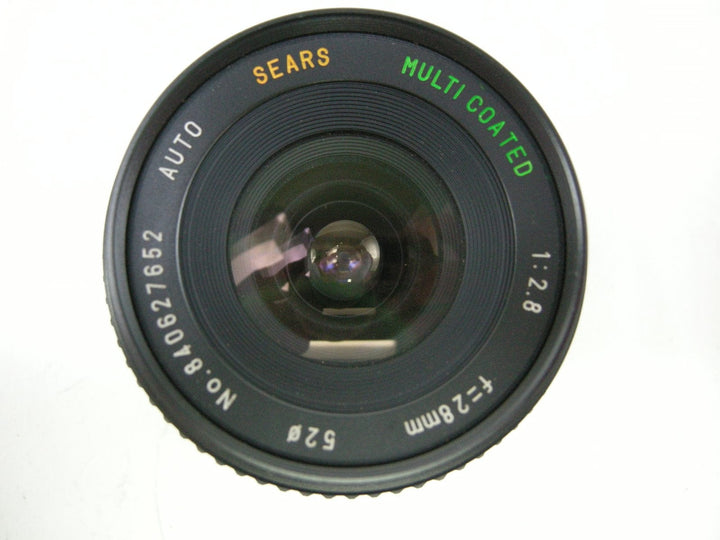 Sears Auto MC 28mm f2.8 MD Mt. Lenses - Small Format - Minolta MD and MC Mount Lenses Sears 840627652