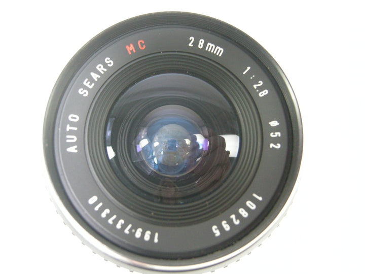 Sears Auto MC 28mm f2.8 PK Mt. Lenses - Small Format - K Mount Lenses (Ricoh, Pentax, Chinon etc.) Sears 108295