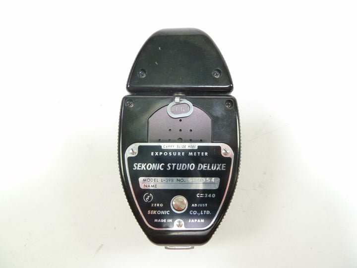 Sekonic Studio Deluxe Exposure Meter Model L-398 Light Meters Sekonic 664354