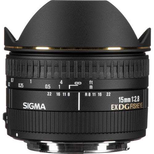 Sigma 15mm f/2.8 EX DG Fisheye for Canon EF Lenses - Small Format - Canon EOS Mount Lenses - EF Full Frame Lenses - Sigma EF Mount Lenses New Sigma SIGMA476101