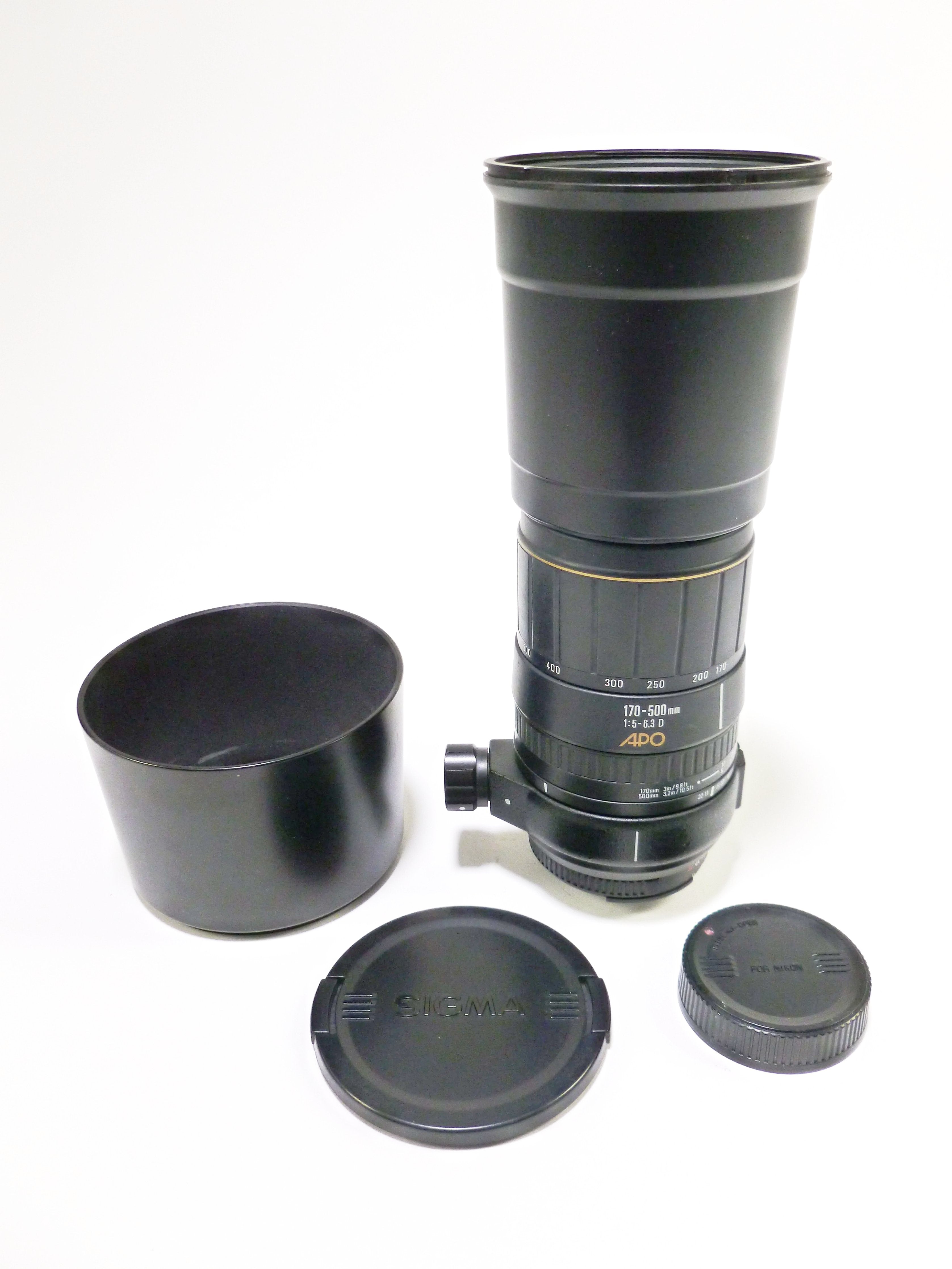 Sigma 170-500mm f/5-6.3 D APO Lens for Nikon AF