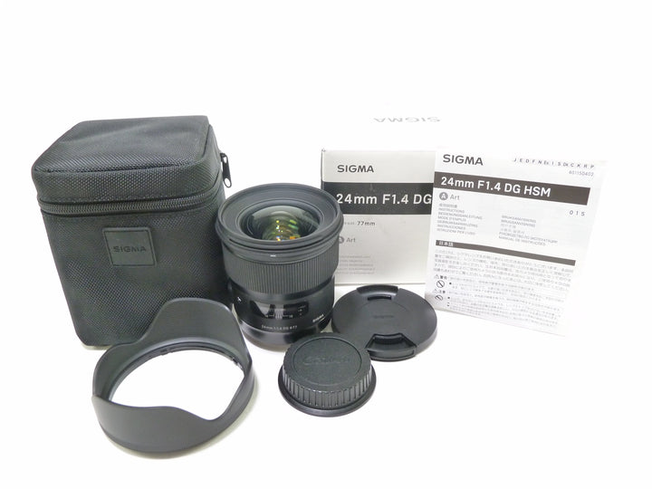 Sigma 24mm F/1.4 DG Art Lens for Canon EF Lenses - Small Format - Canon EOS Mount Lenses - Canon EF Full Frame Lenses Sigma 52911102