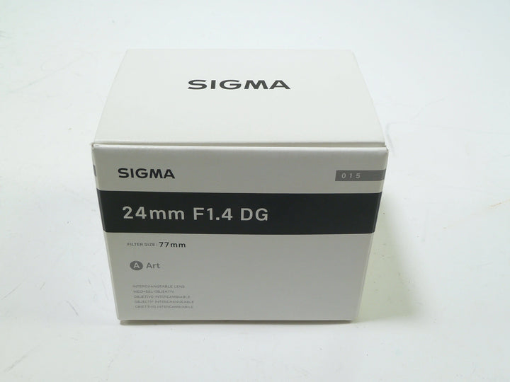 Sigma 24mm f/1.4 DG Art Lens for Canon EF Lenses - Small Format - Canon EOS Mount Lenses - Canon EF Full Frame Lenses Sigma 55589761