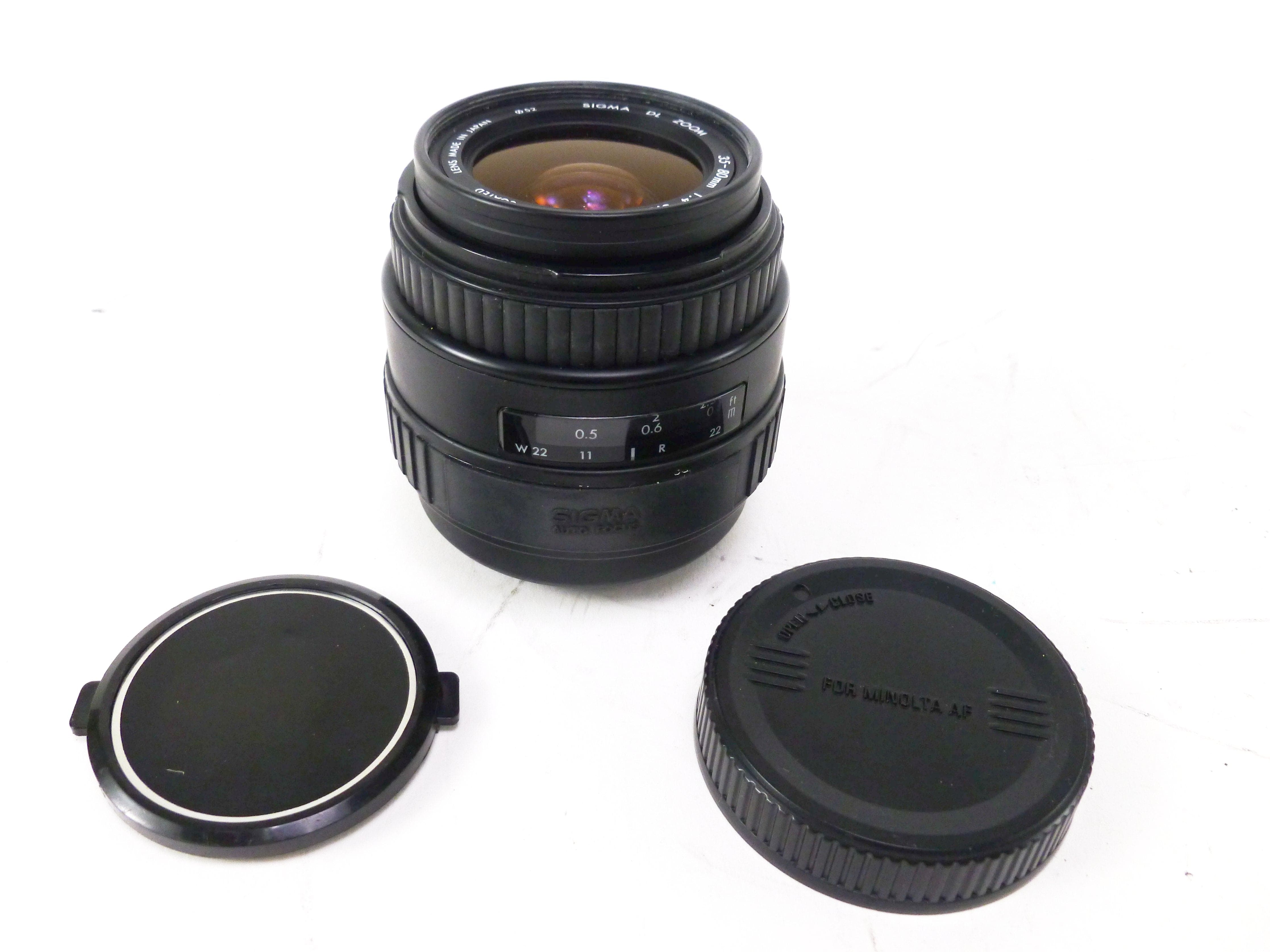 Sigma 35-80mm f/4-5.6 DL Zoom Lens