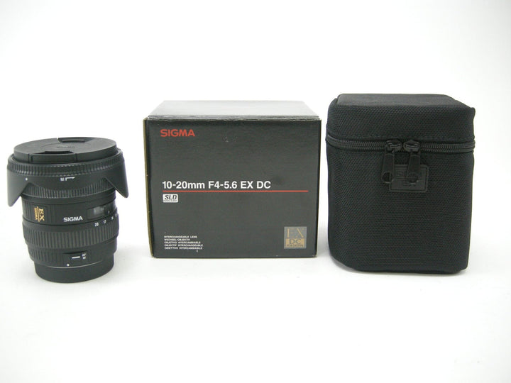 Sigma EX DC HSM 10-20mm f4-5.6 Canon EF mount Lenses - Small Format - Canon EOS Mount Lenses Canon 14281540