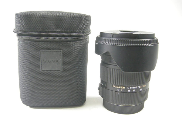 Sigma EX DC OS HSM Zoom 17-50mm f2.8 Canon Mt. Lenses - Small Format - Canon EOS Mount Lenses Sigma 15311385