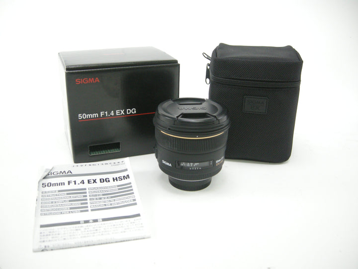 Sigma EX DG HSM 50mm f1.4 Nikon Mount lens Lenses - Small Format - Nikon F Mount Lenses Manual Focus Sigma 13613991