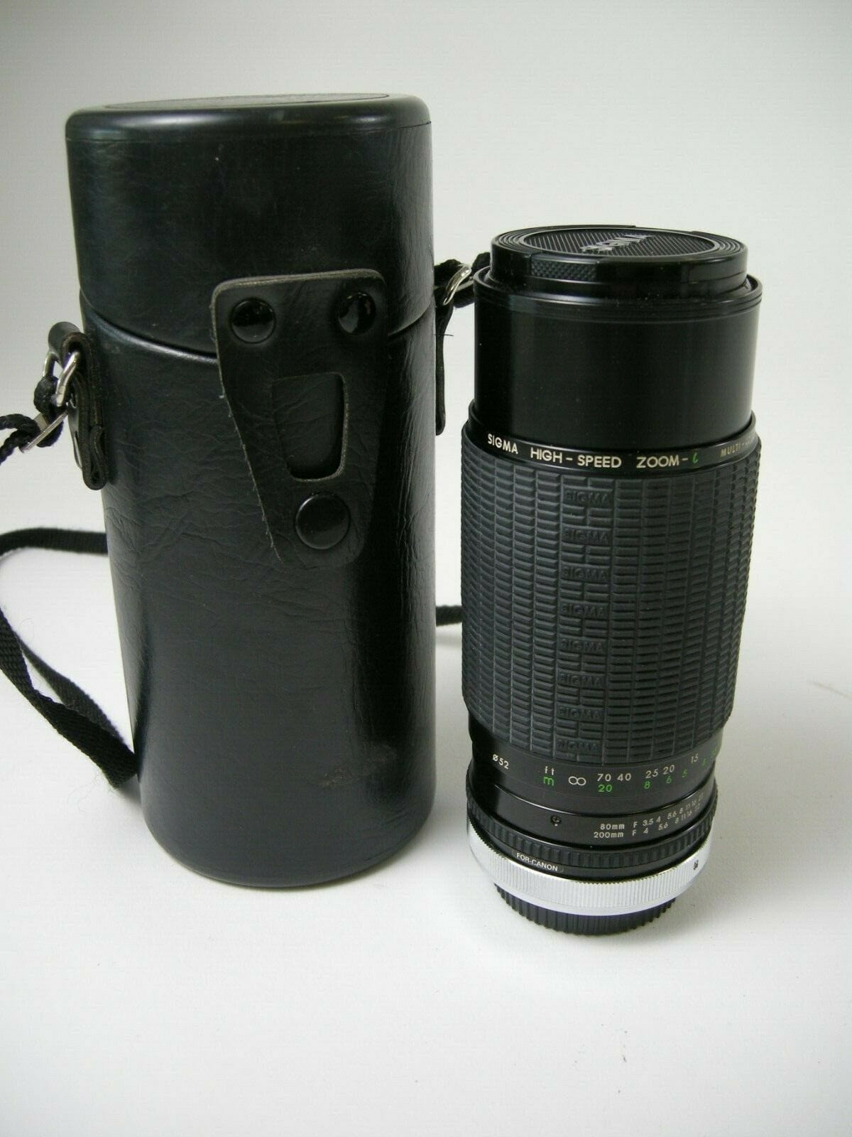 Sigma High Speed Zoom MC 80-200mm f/3.5-4 for Canon FD Mt. lens