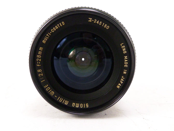 Sigma Mini-Wide 28mm f/2.8 MD Lens Lenses - Small Format - Minolta MD and MC Mount Lenses Sigma 245150