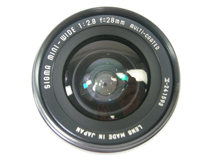 Sigma Mini-Wide 28mm f2.8 MC Minolta Lenses - Small Format - Minolta MD and MC Mount Lenses Sigma 241593