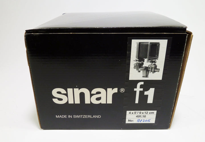Sinar F/F1 4x5 Monorail View Camera with Caltar II-N 210mm f5.6 Lens Large Format Equipment - Large Format Cameras Sinar 98205