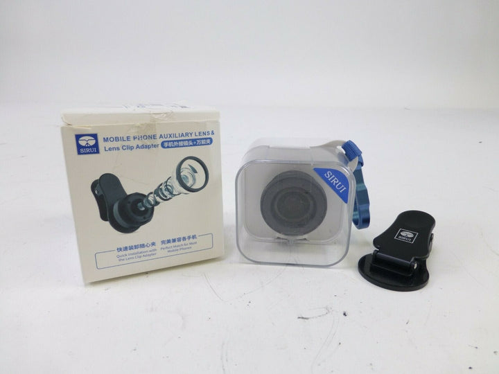 Sirui Fisheye Phone Lens and Clip Adapter in OEM Box and in EC. Cell Phone Accessories Sirui SDCSUFEKC01