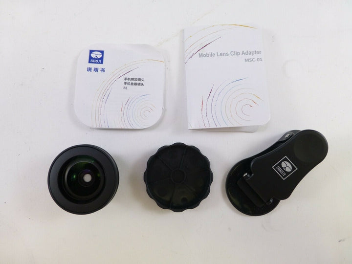 Sirui Fisheye Phone Lens and Clip Adapter in OEM Box and in EC. Cell Phone Accessories Sirui SDCSUFEKC01