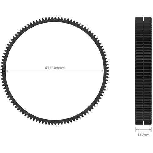 SmallRig 78-80 Seamless Focus Gear Ring 3295 Cages and Rigs SmallRig PRO3751