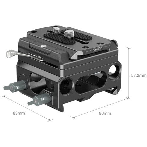 SmallRig Lightweight Baseplate with Dual 15mm Rod Clamp (magnesium alloy) 3067 Cages and Rigs SmallRig PRO3477
