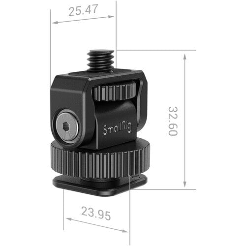 SmallRig Mini Cold Shoe to 1/4"-20 Screw Adapter 3577 Cages and Rigs SmallRig PRO6162