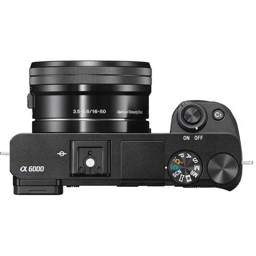 Sony Alpha a6000 Mirrorless Digital Camera with 16-50mm and 55-210mm OSS Lenses Kit (Black) Digital Cameras - Digital Mirrorless Cameras Sony SONYILCE6000Y/B