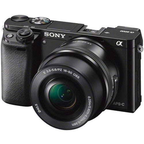 Sony Alpha a6000 Mirrorless Digital Camera with 16-50mm and 55-210mm OSS Lenses Kit (Black) Digital Cameras - Digital Mirrorless Cameras Sony SONYILCE6000Y/B
