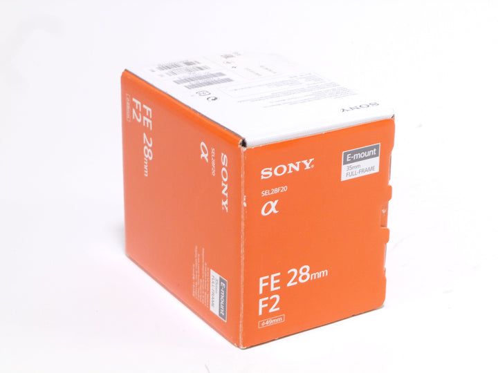 Sony FE 28mm F2 Lens - IN BOX Lenses - Small Format - Sony E and FE Mount Lenses Sony 261715