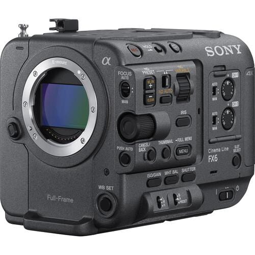 Sony FX6 Full Frame Cinema Camera Body Only Video Equipment - Camcorders Sony ILMEFX6V