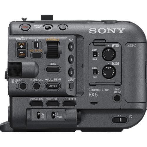 Sony FX6 Full Frame Cinema Camera Body Only Video Equipment - Camcorders Sony ILMEFX6V