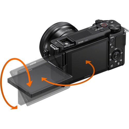 Sony ZV-E10 Mirrorless Camera Body Only - Black Digital Cameras - Digital Mirrorless Cameras Sony SONYILCZVE10/B