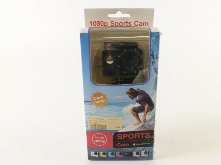 Sports Cam Full HD 1080p, Waterproof 30M, 2-inch LCD Kit BRAND NEW