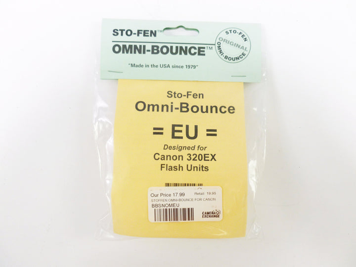 Sto-Fen Omni-Bounce for Canon 320EX Flash Units and Accessories - Flash Accessories Sto-Fen BBSNOMEU