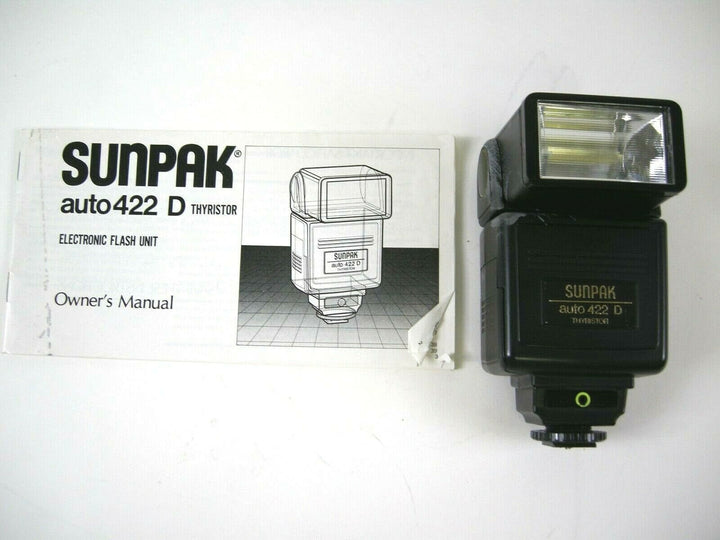 Sunpak Auto Thyristor 422 D Flash for hot shoe mt. Flash Units and Accessories - Shoe Mount Flash Units Sunpak 5232602