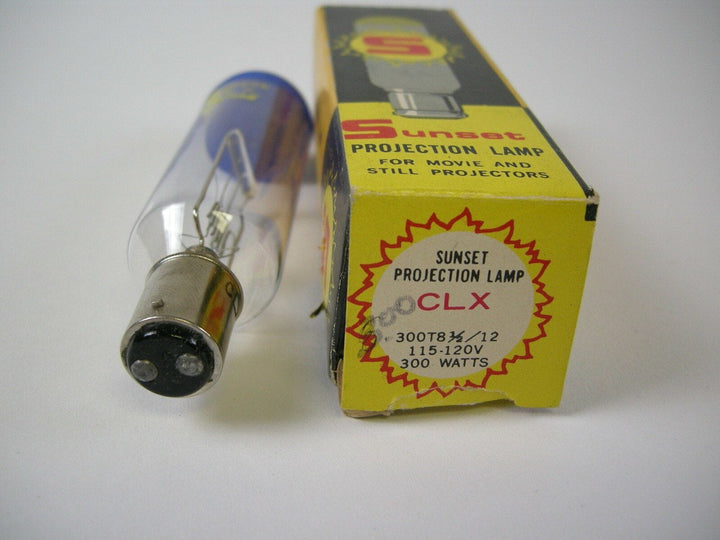 Sunset Projection Lamp CLX 300W 115-120V   NOS Lamps and Bulbs Various GE-CLX