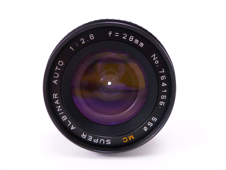 Super Albinar Auto 28mm F/2.8 AR Mount Lenses - Small Format - K Mount Lenses (Ricoh, Pentax, Chinon etc.) Super Albinar 764156