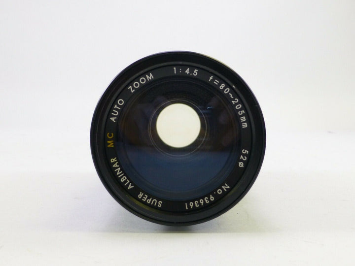 Super Albinar MC Auto Zoom 80-205mm F/4.5 Lens for Minolta MD with Lens Caps. EC Lenses - Small Format - Minolta MD and MC Mount Lenses Minolta EH936361