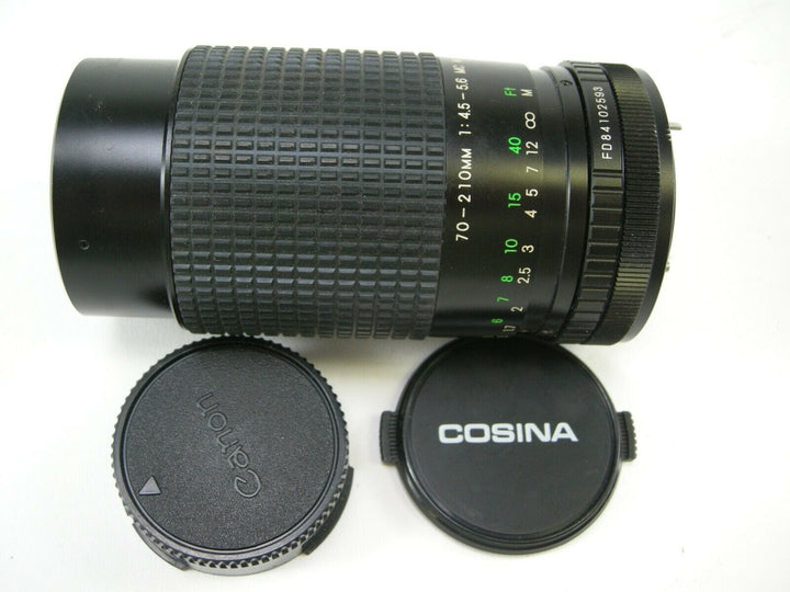 Super Cosina 70-210mm f/4.5-5.6 Lens for Canon FD with Lens Caps, and in EC. Lenses - Small Format - Canon FD Mount lenses Cosina 5236506