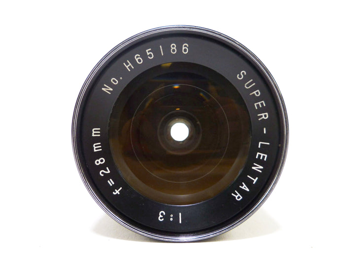 Super Lentar 28mm f/3 Lens for Exkata Mount Lenses - Small Format - Exakta Mount Lenses Lentar H65186
