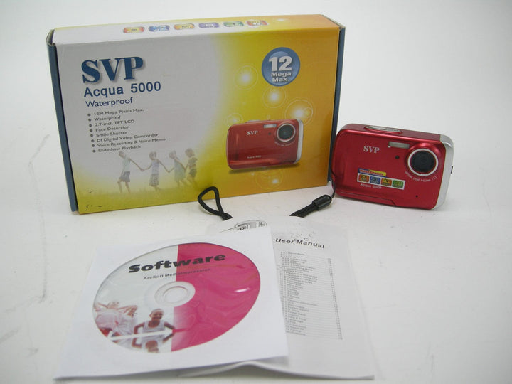 SVP Acqua 5000 12mp Waterproof Digital camera Digital Cameras - Digital Point and Shoot Cameras SVP 10140221