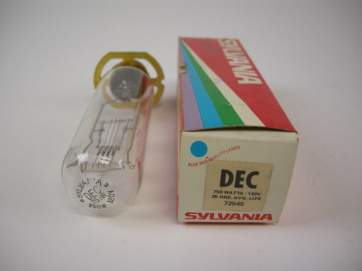 Sylvania Projection Lamp DEC 750W 120V Avg. Hrs. 25 NOS Lamps and Bulbs Various GE-DEC