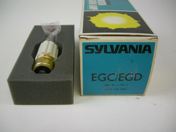 Sylvania Tungsten Halogen Lamp EGC/EGD 500W 120V Avg 150 Hrs NOS Lamps and Bulbs Various GE-EGC/EGD