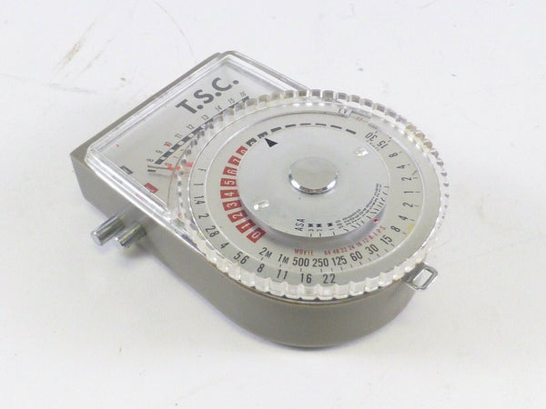 T.S.C. Vintage Exposure Meter with Case and in Excellent Working Condition. Light Meters TSC 52321822