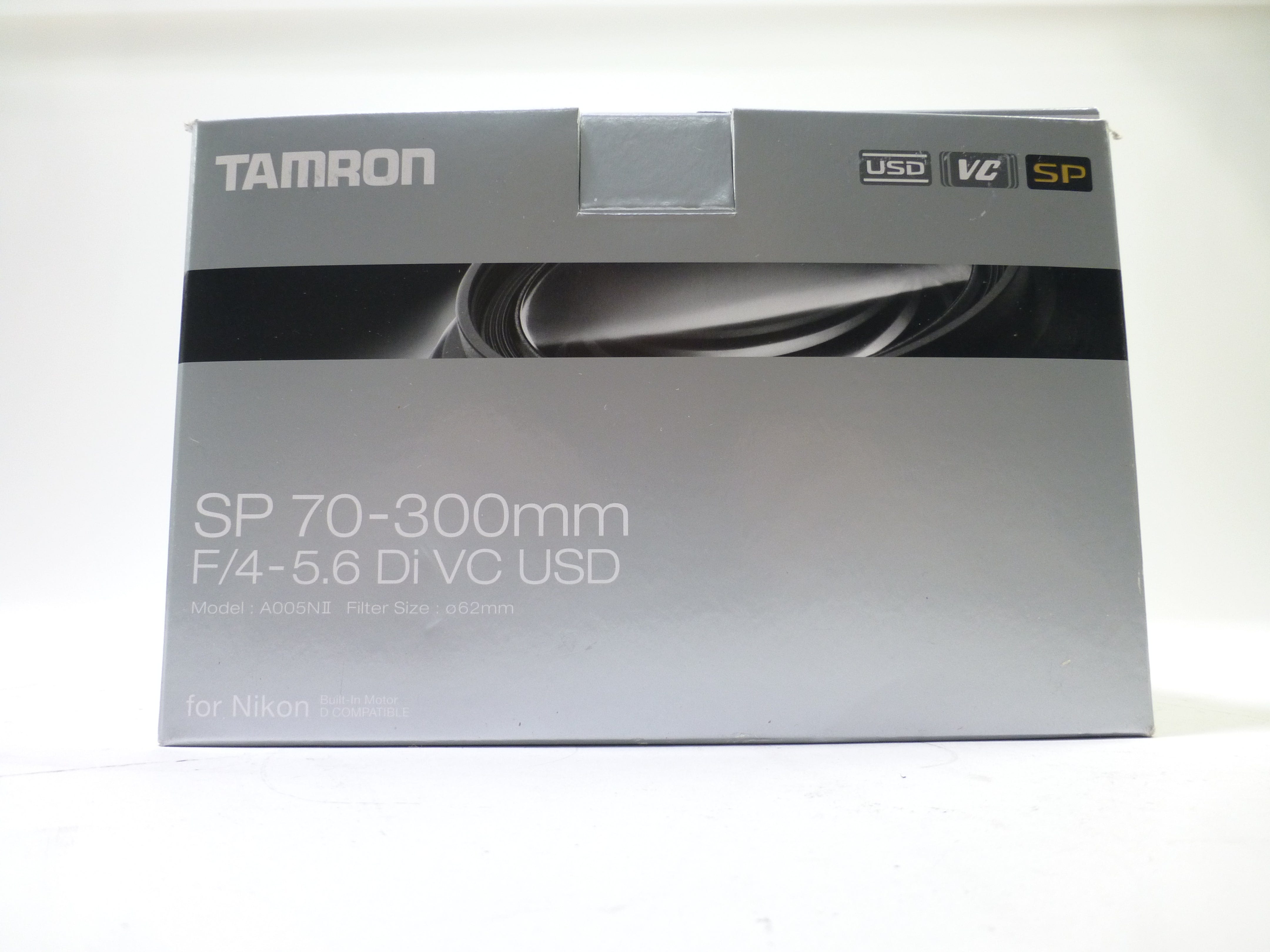 Tamron 70-300 f/4-5.6 Di VC USD Lens for Nikon F - Model A005 N II