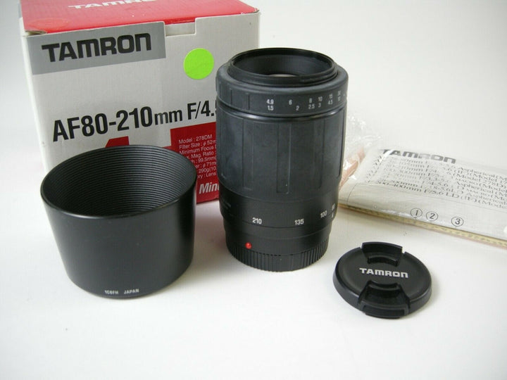 Tamron 80-210mm f/4.5-5.6 AF Lens Minolta AF / Sony A Mt. Lenses - Small Format - Sony& - Minolta A Mount Lenses Tamron 52380818