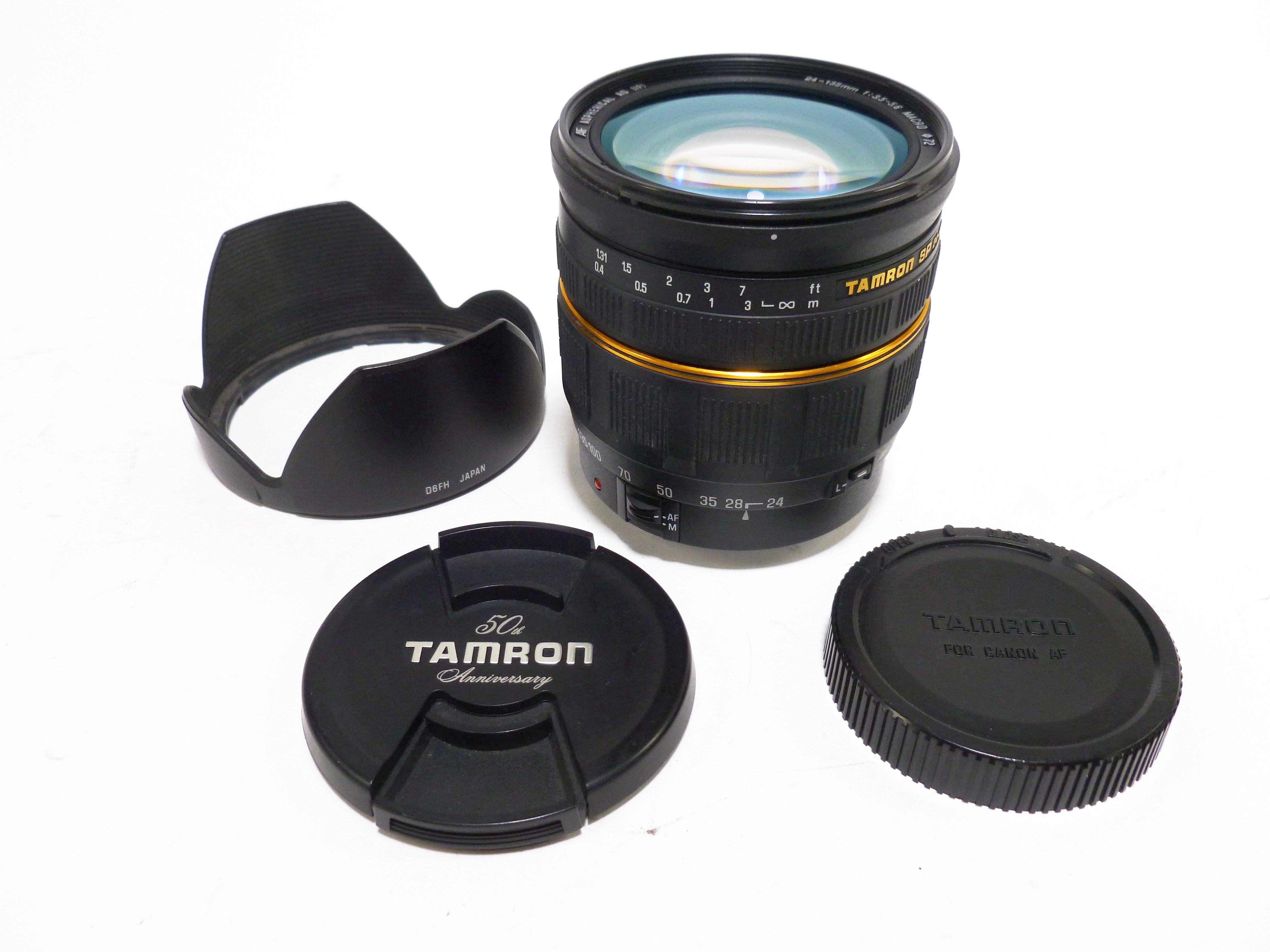 Tamron AF 24-135mm f/3.5-5.6 Macro AD IF SP Lens for Canon EF